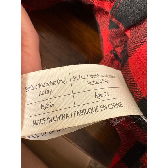 AE American Eagle Special Edition Black and Red Checkered Micky Mouse Plush - Picture 9 of 13